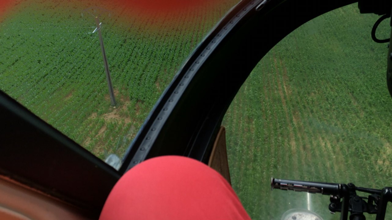 Surveillance des lignes électriques par hélico