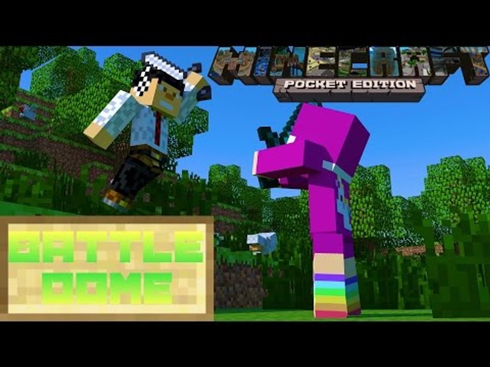 MCPE Battle Dome w/TheUnicorn