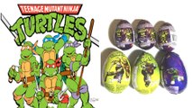 Teenage mutant ninja turtles super surprise eggs タートルズのサプライズエッグを一緒に開けてみよう