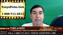 Chicago Cubs vs. Cincinnati Reds Pick Prediction MLB Baseball Odds Preview 6-27-2016