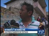 Una persona murió electrocutada en Quito
