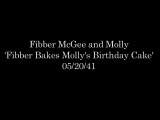 Fibber McGee and molly 'Fibber Bakes Molly's Birthday Cake' from 052041