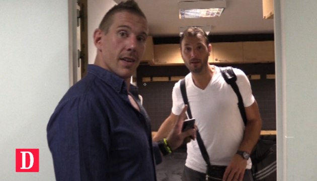 Un match pour tous : Imanol Harinordoquy surprend Jérôme Fernandez à la sortie du vestiaire