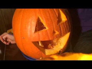 Carving pumpkins