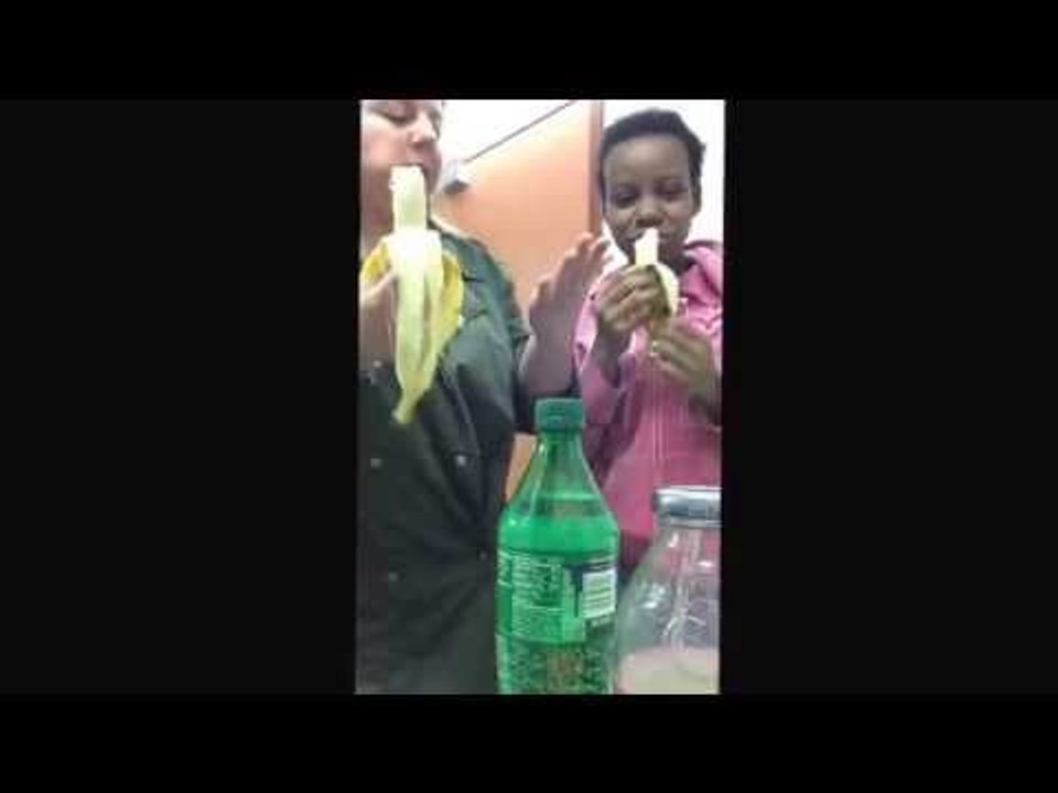 Banana and sprite challange