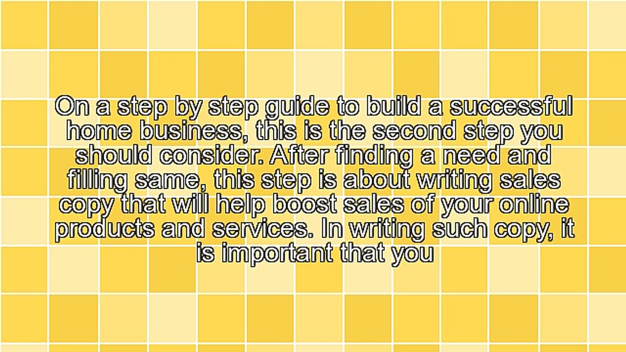 Writing Copy That Sells - A Unique Way To Boost Sales For Your Home Business