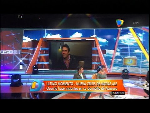 Matías Alé tuvo una nueva crisis