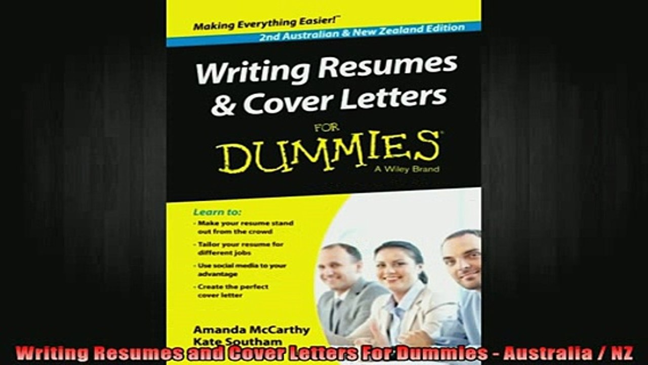 DOWNLOAD FREE Ebooks  Writing Resumes and Cover Letters For Dummies  Australia  NZ Full Free