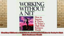 READ book  Working Without a Net How to Survive and Thrive in Todays High Risk Business World Full EBook