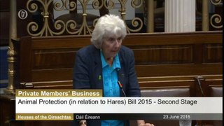 Maureen O'Sullivan TD introduces bill to ban hare coursing.