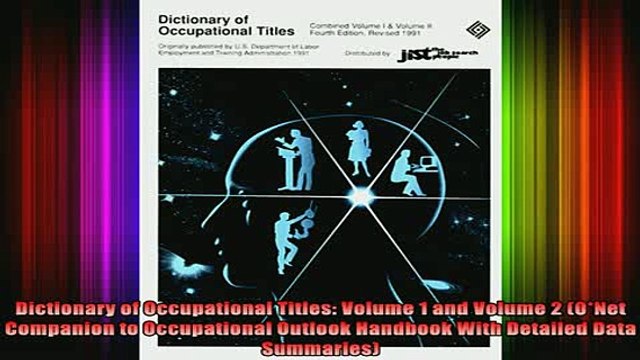 READ book Dictionary of Occupational Titles Volume 1 and Volume 2 ONet Companion to Occupational Full EBook