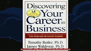 READ book  Discovering Your Career In Business Full EBook