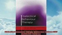 READ book  Dialectical Behaviour Therapy Distinctive Features CBT Distinctive Features  DOWNLOAD ONLINE