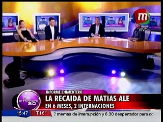 ¡Informe! La recaída de Matías Alé