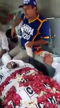 Shaheed amjad sabri last time captured by camera