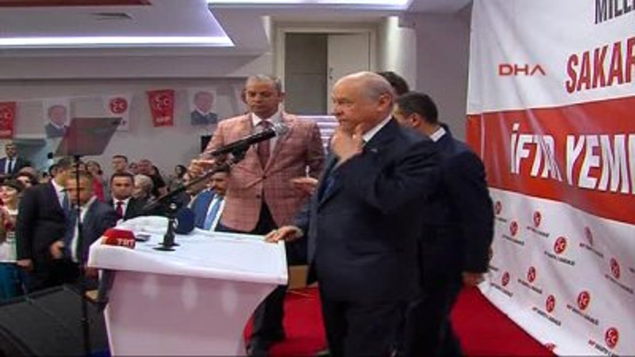 Samsun MHP Genel Başkanı Devlet Bahçeli Sakarya İl Teşkilatının Düzenlediği İftar Programında...