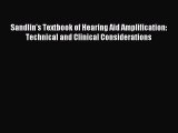 Read Sandlin's Textbook of Hearing Aid Amplification: Technical and Clinical Considerations