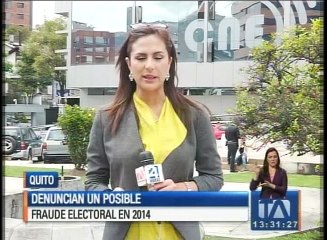 Denuncian un posible fraude electoral en 2014
