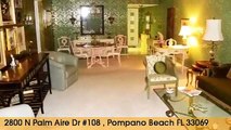 Home For Sale: 2800 N Palm Aire Dr #108 Pompano Beach, Florida 33069