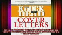 Free Full PDF Downlaod  Knock em Dead Cover Letters Great letter techniques and samples for every step of your Full EBook