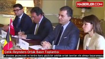 Çelik-Reynders Ortak Basın Toplantısı