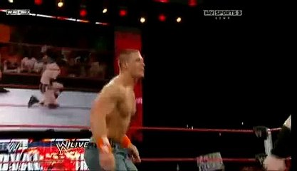 WWE MONDAY NIGHT RAW 1/25/10: JOHN CENA VS SHEAMUS PART 2/2