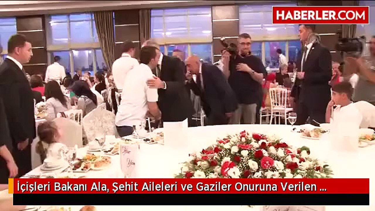 İçişleri Bakanı Ala, Şehit Aileleri ve Gaziler Onuruna Verilen İftara Katıldı