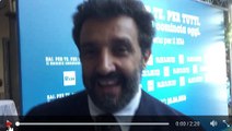 Flavio Insinna intervistato da Andrea Radic, alla presentazione dei palinsesti Rai 2016/2017 - 28/06/2016