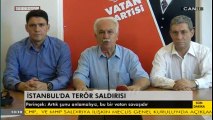 ATATÜRK HAVALİMANI'NDA TERÖR SALDIRISI-29 HAZİRAN 2016-DOĞU PERİNÇEK AÇIKLAMA YAPTI