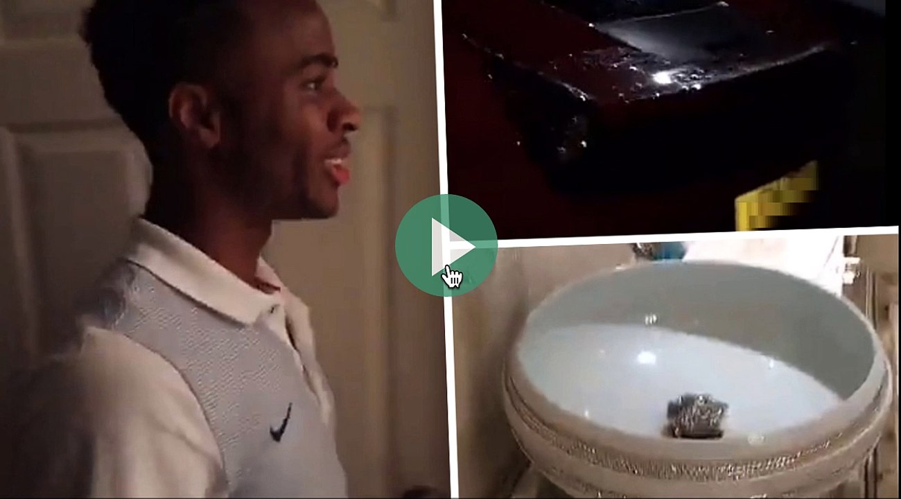 Raheem Sterling shows his home off Sterling Raheem