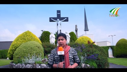 Knock Shrine Ireland യൂറോപ്പിലെ പ്രശസ്ത മരിയൻ തീർത്ഥാടന കേന്ദ്രമായ അയർലണ്ടിലെ നോക്ക് ശ്രിൻനിലെ ദൃശ്യാവിഷ്‌കാരം...
