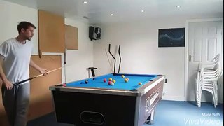 Clear all 15 balls on a pool table in 1 minute 30 seconds without a miss.
