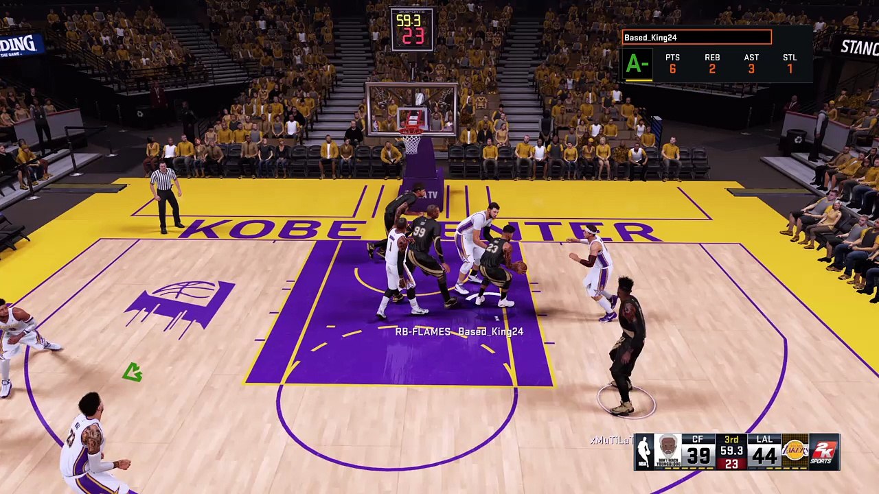 NBA 2K16 Pro-AM put back dunk