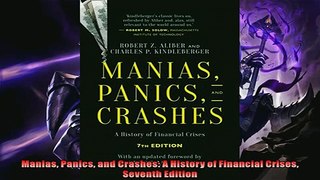 Enjoyed read  Manias Panics and Crashes A History of Financial Crises Seventh Edition