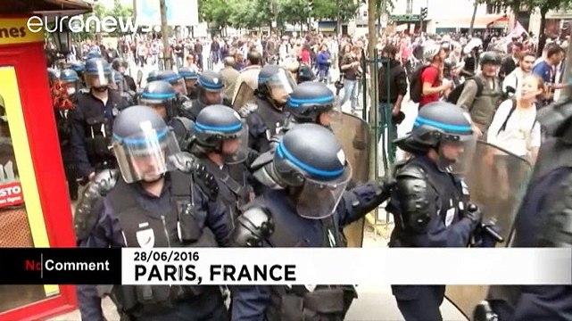 Clashes in Paris