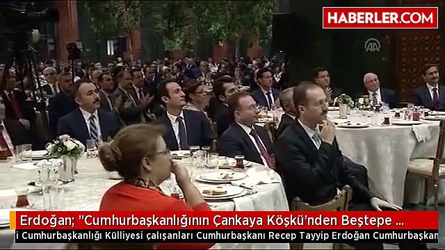 Erdoğan: Cumhurbaşkanlığının Çankaya Köşkü'nden Beştepe Külliyesine Taşınması Bir Zihniyet...