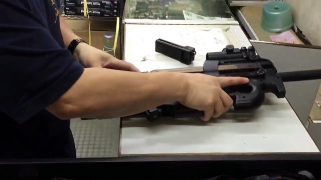 10/22 p90 conversion kit Ruger 10/22(kc02)p90 Full auto/semi custom test