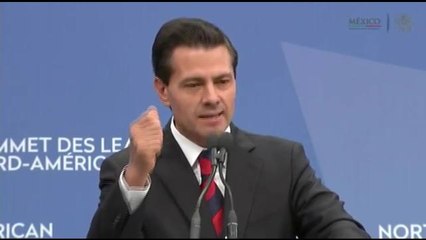 Peña Nieto arremete contra el populismo de Donald Trump
