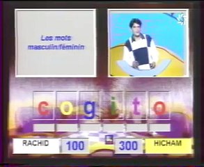 COGITO, émission jeu télé sur la chaîne TV 2M (Maroc) diffus