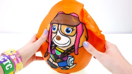 Disney Frozen Princess Anna x Paw Patrol Skye Giant Play Doh Surprise Egg Opening on DCTC