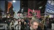 Trabajadores argentinos protestan contra subida de tarifas