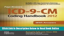 Read ICD-9-CM Coding Handbook, With Answers, 2012 Revised Edition (ICD-9-CM CODING HANDBOOK WITH