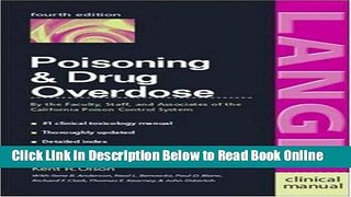 Read Poisoning   Drug Overdose  Ebook Free