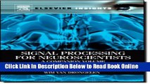 Read Signal Processing for Neuroscientists, A Companion Volume: Advanced Topics, Nonlinear