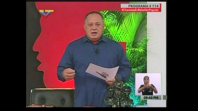 Diosdado Cabello: “Si ellos van a recoger el 20% de las firmas, deberían tener el 20% de las máquinas”