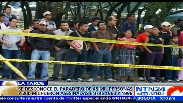 El estado fue el principal responsable de los abusos: experto en desaparición forzada en Guatemala a NTN24