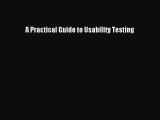 [PDF] A Practical Guide to Usability Testing [Download] Full Ebook