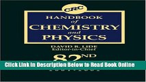 Read CRC Handbook of Chemistry and Physics, 82nd Edition  Ebook Free