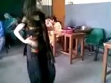Girl dancing in a lahore college Pakistan on Annual college function