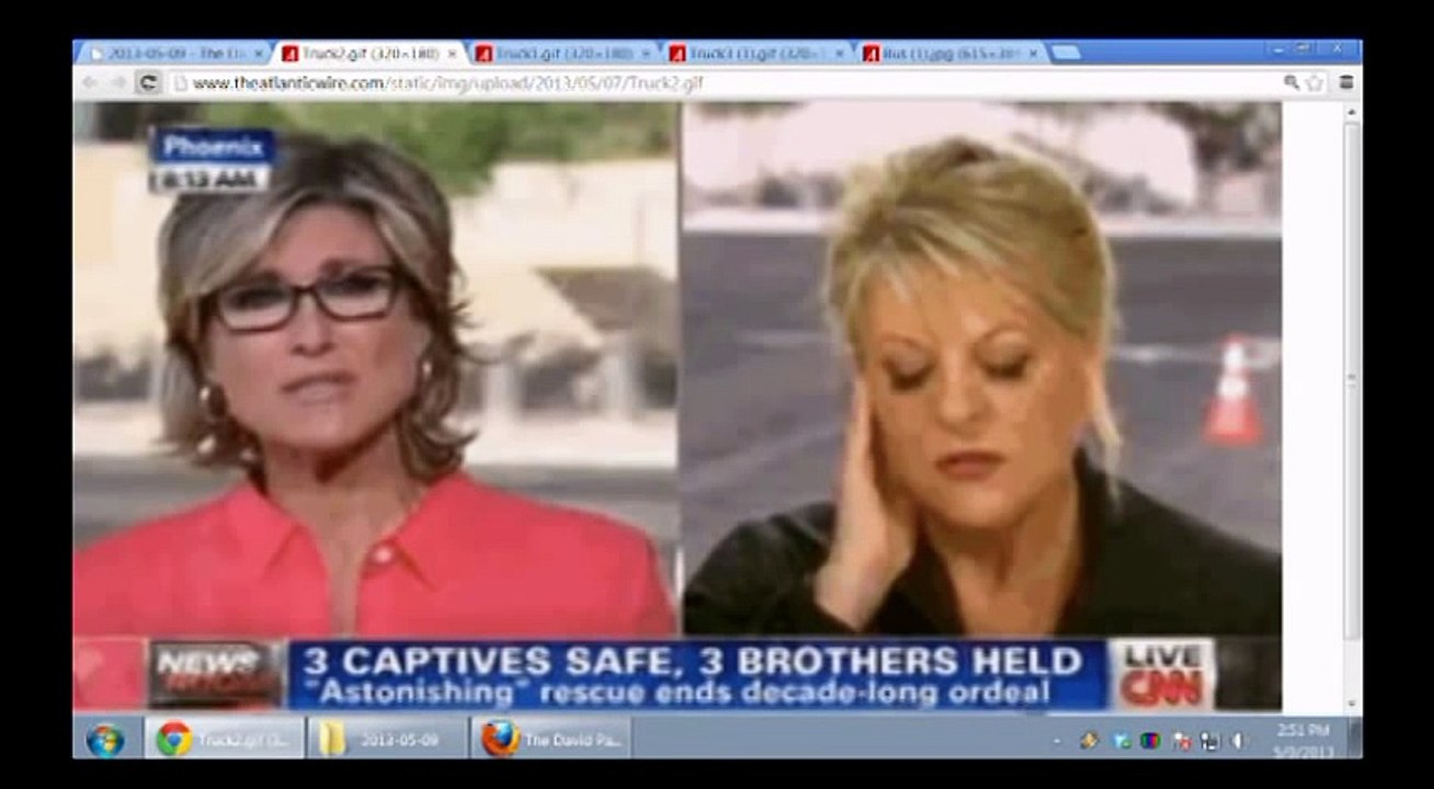 CNN Split Screen Interview in SAME Parking Lot